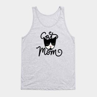 Tuxedo Cat Mom Tank Top